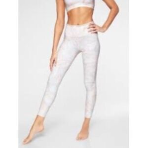 ATHLETA HIGH RISE SWIRL CHATURANGA™ 7/8 TIGHT Size Small
